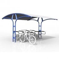 Двухсторонняя велосипедная парковка ПАЛЬМА, фото 1