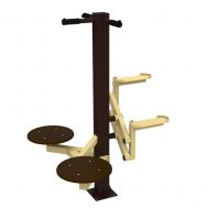 Тренажер уличный степпер и двойной твистер YT49, фото 1