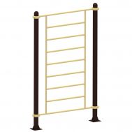 Шведская стенка уличная 2.5 х 1.2м., фото 1