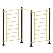 Комплекс спортивный шведская стенка+турник (змейка), фото 1