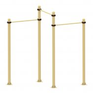 Турник разноуровневый тройной (змейка), фото 1