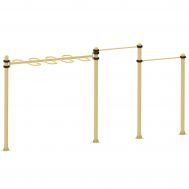 Двойной турник с рукоходом змейка, фото 1