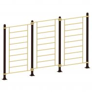 Трехсекционная прямая шведская стенка, фото 1