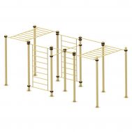 Спортивный комплекс турник + шведская стенка+ рукоход 021, фото 1