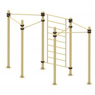 Шведская стенка с шестью турниками, фото 1