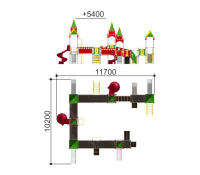 Детская площадка Кремль «Romana 101.29.00», фото 5