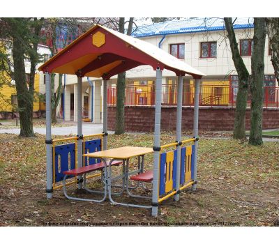 Беседка со скамьей и столом «Romana 301.07.00», фото 2
