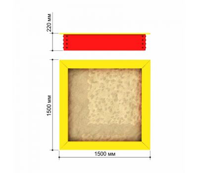 Песочница 1500 x 1500 «Romana 109.01.02», фото 2