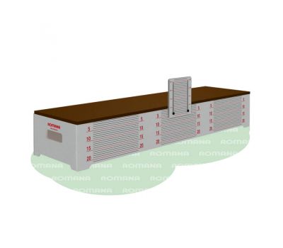 Скамья гимнастическая для измерения гибкости Romana 203.03.03, фото 1