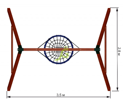 Качельный модуль Гнездо, фото 1