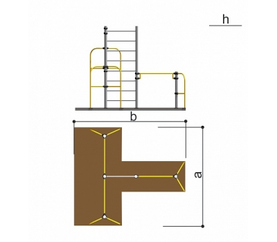 Турник на раме (без настила) Romana 204.26.00, фото 1