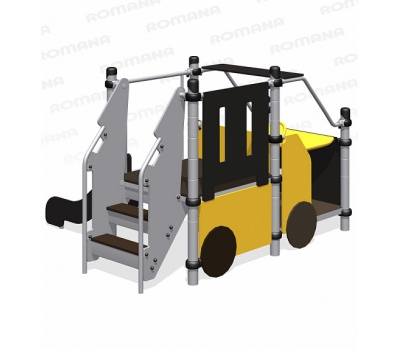 Игровой комплекс Машинка с горкой «Romana 111.09.00», фото 1