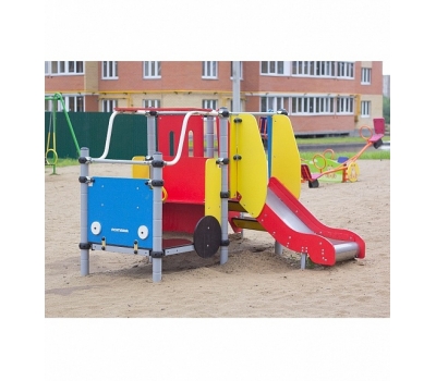 Игровой комплекс Машинка с горкой «Romana 111.09.00», фото 4