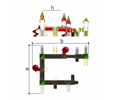 Детская площадка Кремль «Romana 101.29.00», фото 10