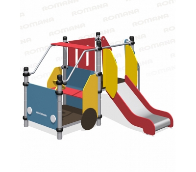 Игровой комплекс Машинка с горкой «Romana 111.09.00»